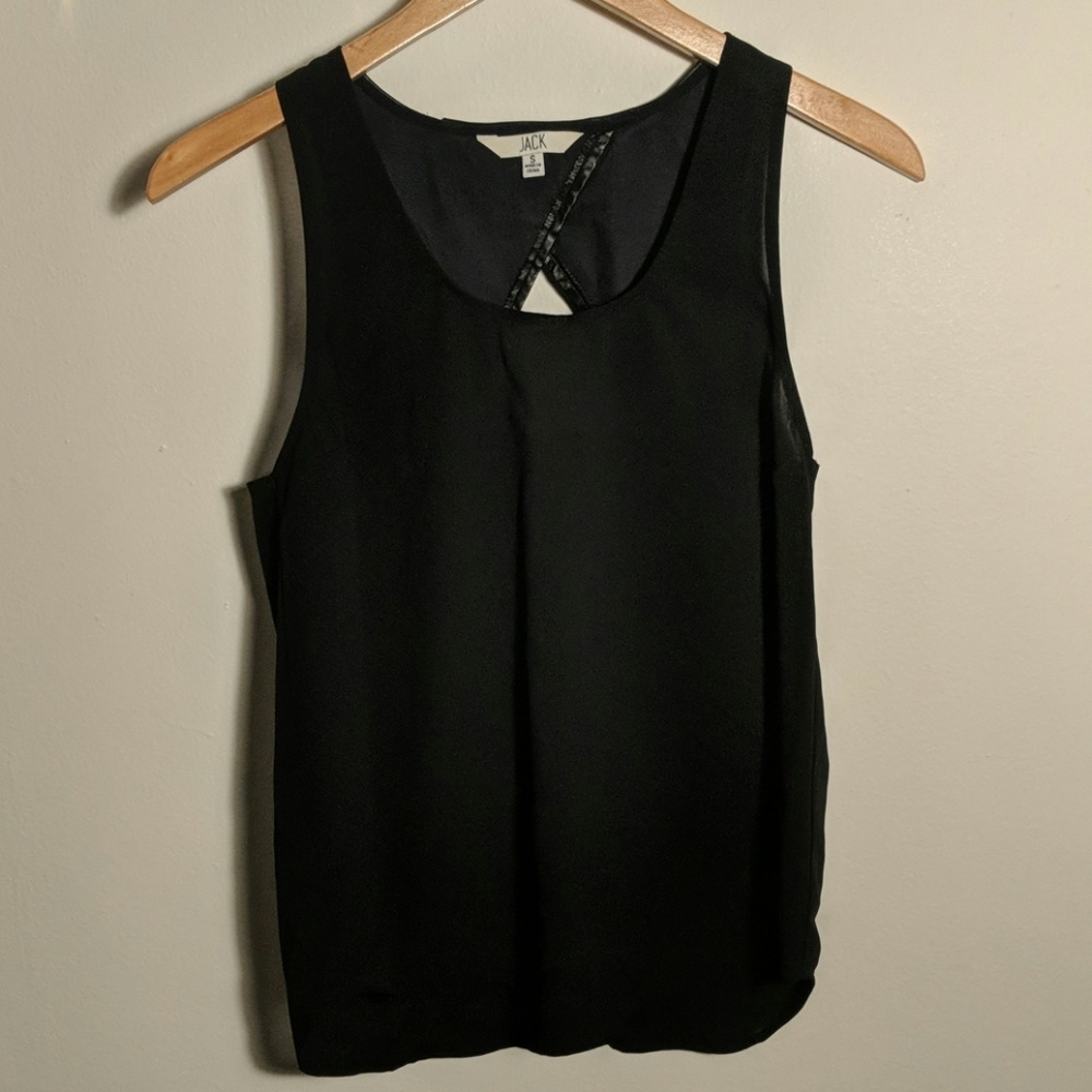 Jack by BB Dakota black tank top